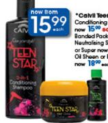 Calvil Teen Star Relaxer-225ml & Noutralising Shampoo-60ml Regular Or Super-Per Pack