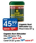 Organic Root Stimulator Hair Mayonnaise-227g Each