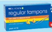 Clicks 16 Mini Tampons