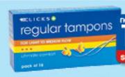 Clicks 16 Super Tampons