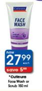 Curticura Face Wash Or Scrub-150ml Each