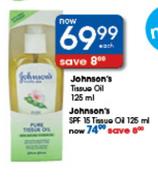 Johnson's Tissue Oil-125ml Each