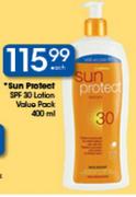 Sun Protect SPF 30 Lotion Value Pack-400ml Each