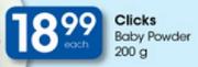 Clicks Baby Powder-200g Each