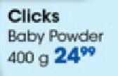 Clicks Baby Powder-400g Each