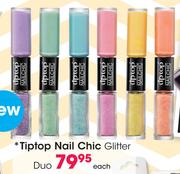 Tiptop Nail Chic Glitter Duo-Each