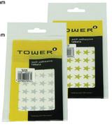 Tower Star Label 14mm Silver 175 Pk(TWSTSI)
