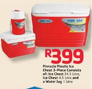 Pinnacle Plastic Ice Chest-3-Piece 