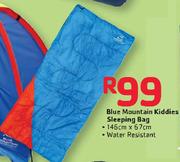 Blue Mountain Kiddies Sleeping Bag-146cmx67cm