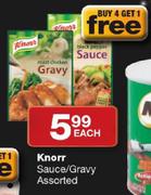 Knorr Sauce/Gravy Each