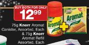 Knorr Aromat Canister 75gm & Knorr Aromat Refill 75gm
