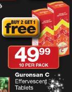 Guronsan C Effervescent Tablets-10 Per Pack