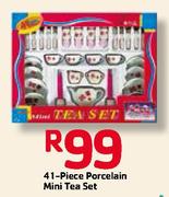 Porcelain Mini Tea Set-41-Piece
