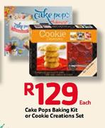 Cake Pops Baking Kit Or Cookie Creations Set Each