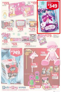 Pick n Pay Hyper: Save Big On All Your Favourites From Toys to Trees  ( 24 Nov - 29 Dec 2013), page 11