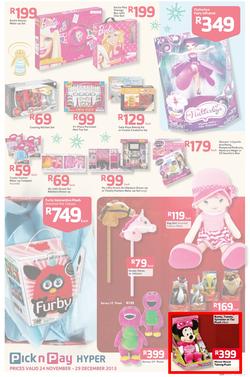 Pick n Pay Hyper: Save Big On All Your Favourites From Toys to Trees  ( 24 Nov - 29 Dec 2013), page 11
