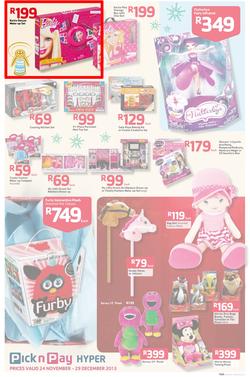 Pick n Pay Hyper: Save Big On All Your Favourites From Toys to Trees  ( 24 Nov - 29 Dec 2013), page 11