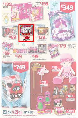 Pick n Pay Hyper: Save Big On All Your Favourites From Toys to Trees  ( 24 Nov - 29 Dec 2013), page 11