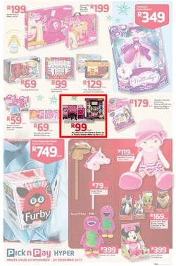 Pick n Pay Hyper: Save Big On All Your Favourites From Toys to Trees  ( 24 Nov - 29 Dec 2013), page 11