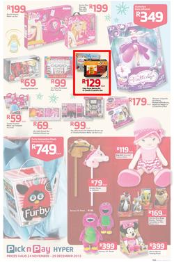 Pick n Pay Hyper: Save Big On All Your Favourites From Toys to Trees  ( 24 Nov - 29 Dec 2013), page 11