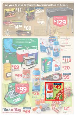 Pick n Pay : Save Big On All Your Festive Favourites From Choccies To Champers ( 17 Dec - 29 Dec 2013), page 11