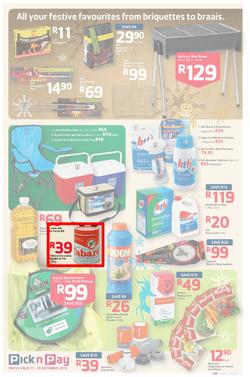 Pick n Pay : Save Big On All Your Festive Favourites From Choccies To Champers ( 17 Dec - 29 Dec 2013), page 11
