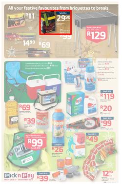 Pick n Pay : Save Big On All Your Festive Favourites From Choccies To Champers ( 17 Dec - 29 Dec 2013), page 11