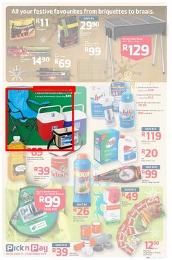 Pick n Pay : Save Big On All Your Festive Favourites From Choccies To Champers ( 17 Dec - 29 Dec 2013), page 11