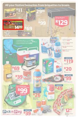 Pick n Pay : Save Big On All Your Festive Favourites From Choccies To Champers ( 17 Dec - 29 Dec 2013), page 11