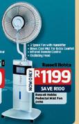 Russell Hobbs Pedestal Mist Fan-Each