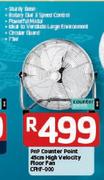 Pnp Counter Point 45cm High Velocity Floor Fan CPHF-000-Each