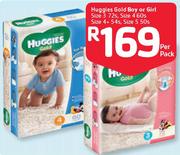 Huggies Gold Boy Or Girl-Per Pack