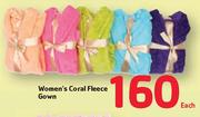 Women's Coral Fleece Gown