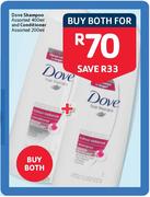 Dove Shampoo Assorted 400ml And Conditioner Assorted 200ml 