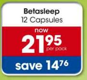 Betasleep Capsules-12's Pack