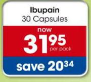 Ibupain Caps-30's Pack
