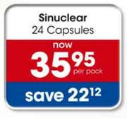 Sinuclear Caps-24's pack