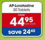 AP Loratadine-30Tabs Pack