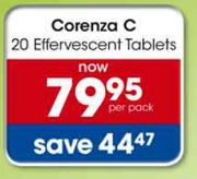 Corenza C Effervescent-20 Tabs Pack