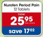 Nurofen Period Pain Tabs-12's Pack