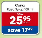 Coryx Paed Syrup-100ml Pack
