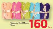 Women's Coral Fleece Gown-Each