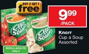 Knorr Cup A Soup Assorted-Per Pack
