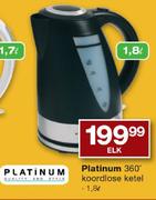 Platinum 1.8L 360 Degree Koordless Ketel