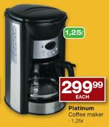 Platinum 1.25L Coffee Maker