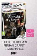 Sherlock Holmes : Persian Carpet + Myserville-2 Game Pack