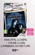 Immortal Lovers + Cruise Clues Caribbean Adventure-2 Game Pack