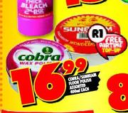 Cobra/Sunbeam Floor Polish Assoted-400ml Each