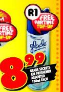 Glade Secrets Air Freshener Assorted-180ml Each