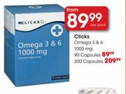 Clicks Omega 3 & 6-1000mg
